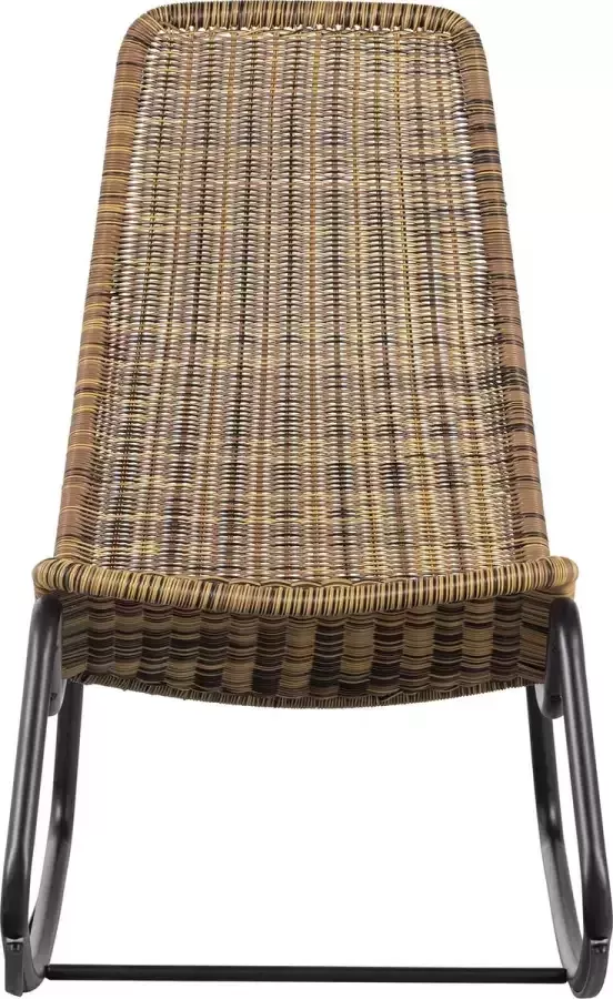 WOOOD Schommelstoel Buiten Tom Rattan Naturel 97x51x95 - Foto 4