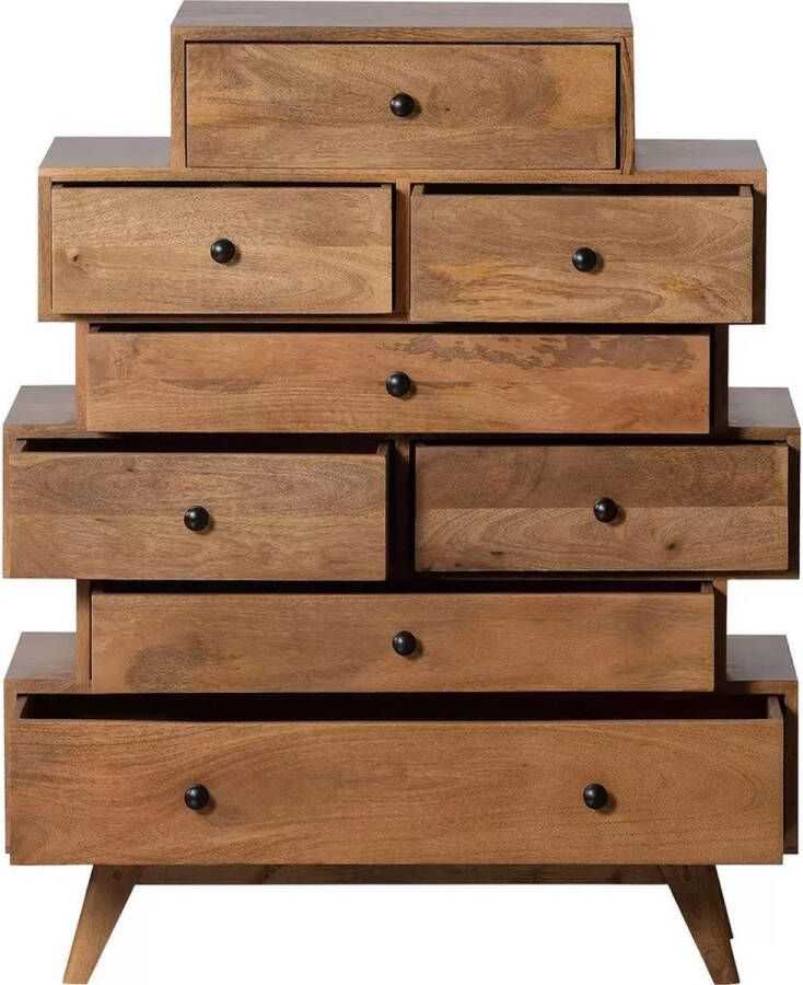 WOOOD Wandkast mango hout retro design