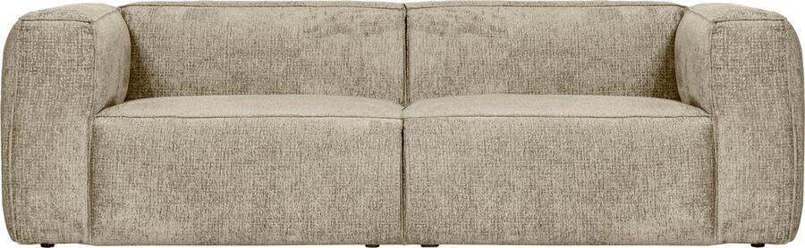 WOOOD 3.5-Zits Bank Bean Structure Velvet Buttermilk 73x246x96