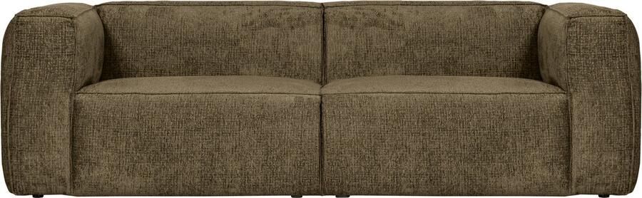 WOOOD 3.5-Zits Bank Bean Structure Velvet Moss 73x246x96