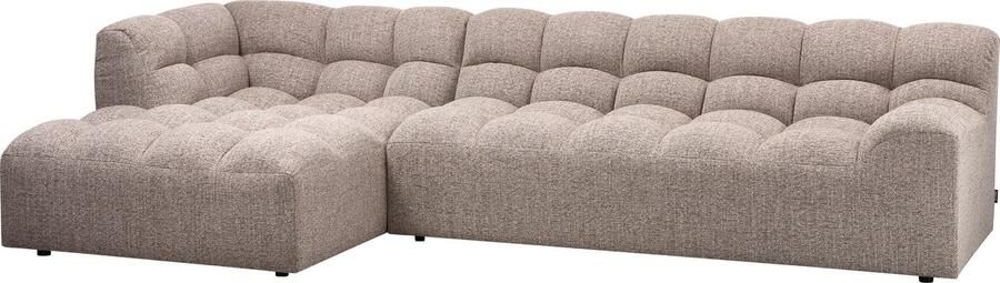 WOOOD Allure Chaise Longue Bank Polyester Bruin Melange-79x324x165 - Foto 3