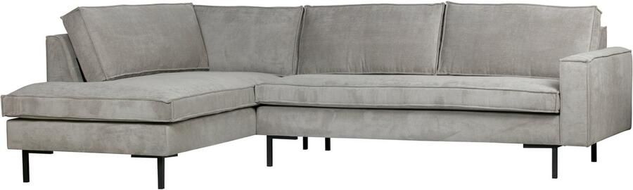 Woood hoekbank Arwin links vergrijsd groen Leen Bakker - Foto 2