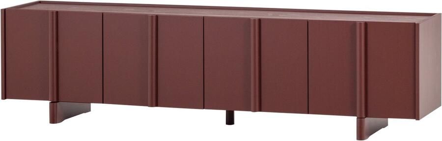 WOOOD Basu Tv-Meubel Grenen Bordeauxrood 53x200x46 - Foto 3