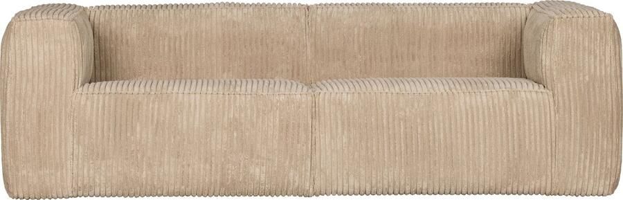 WOOOD Bean 3 5-Zits Bank Ribstof Travertin 73x246x96 - Foto 4