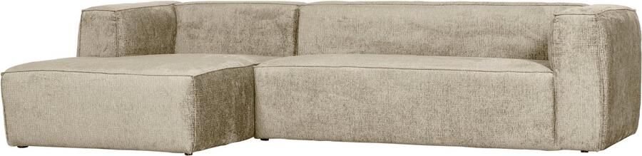 WOOOD Loungebank Bean Links Structure Velvet Buttermilk