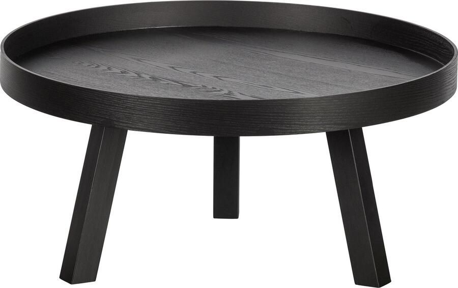 WOOOD Basiclabel Beira Bijzettafel Hout Zwart 35x76x76