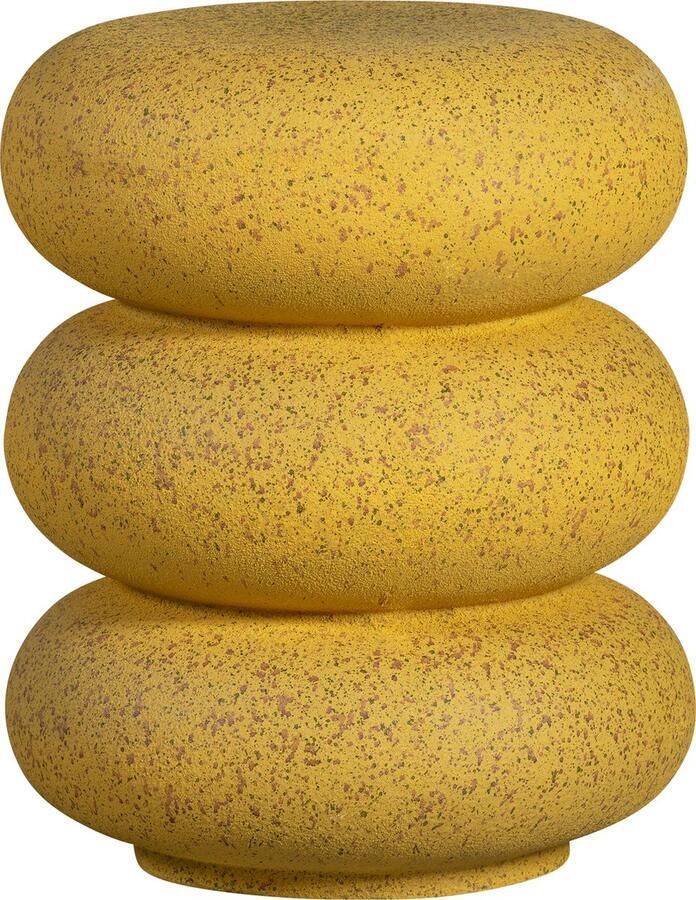 WOOOD Bijzettafel Laurel Magnesiumoxide Mimosa 50x40x40