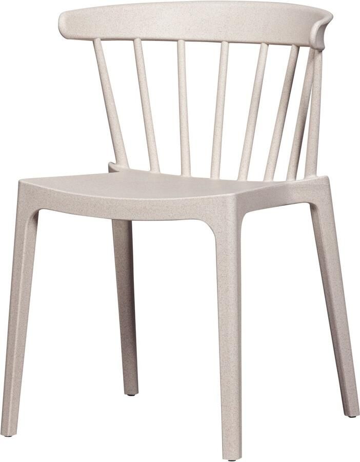 WOOOD Bliss Eetkamerstoel Tuinstoel Plant Fiber Off White 75x52x53