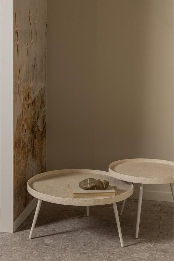 BePureHome Bounds Bijzettafel Hout Metaal Naturel Wit 38x74x74 cm - Foto 2