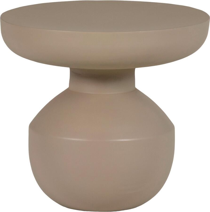 WOOOD Bova Bijzettafel Ø 45 CM Metaal Bruin 40x45x45 cm - Foto 2