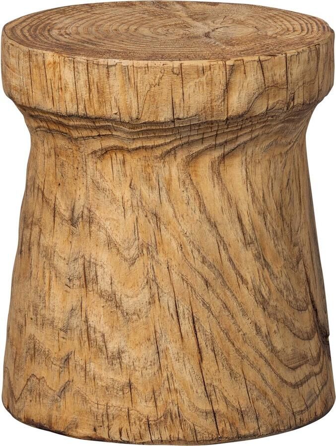 WOOOD Outdoor Bijzettafel Cache Houtlook 37cm Bruin Rond - Foto 2