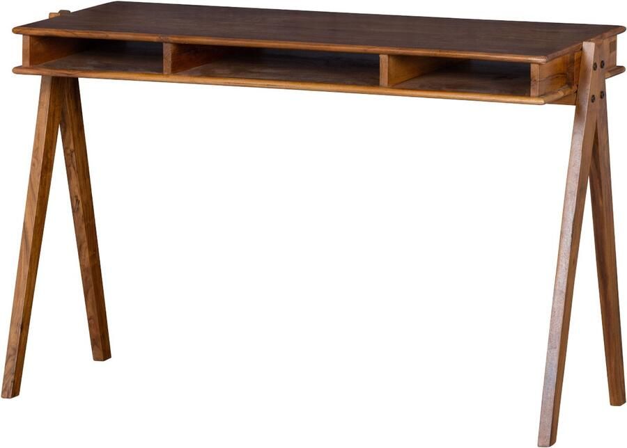 BePureHome WOOOD Compartment Bureau Hout Bruin 78x120x50 - Foto 4
