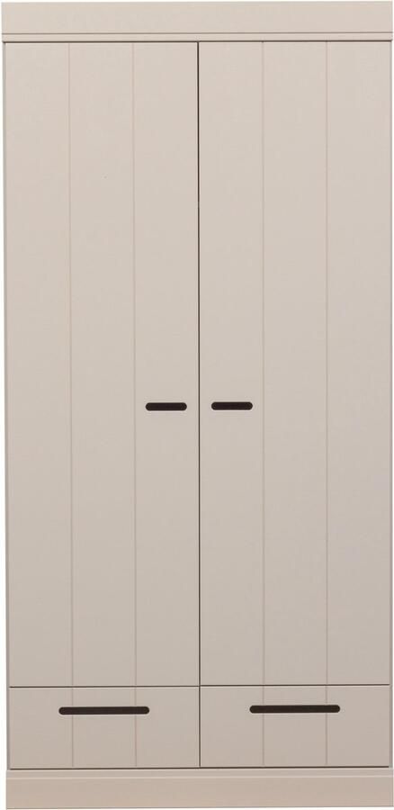 WOOOD Connect Kledingkast 2-Deurs met lade Grenen Dust 195x94x53 - Foto 4