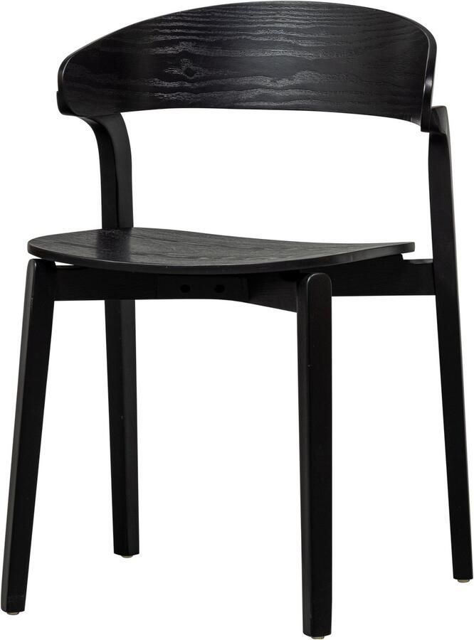 WOOOD Stoel Cras Eetkamerstoel van essenhoutfineer (set 2 stuks) - Foto 9