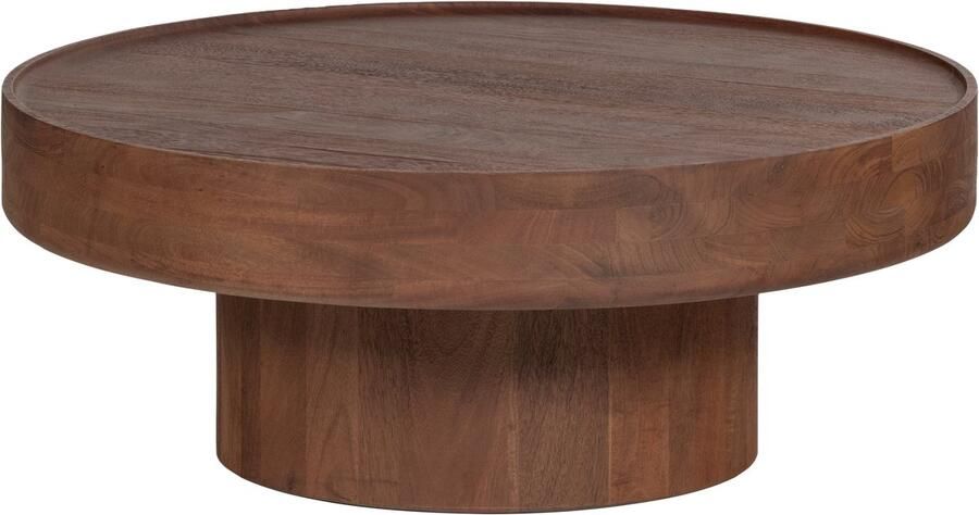 WOOOD Dara Salontafel Mangohout Bruin 35x90x90 - Foto 2