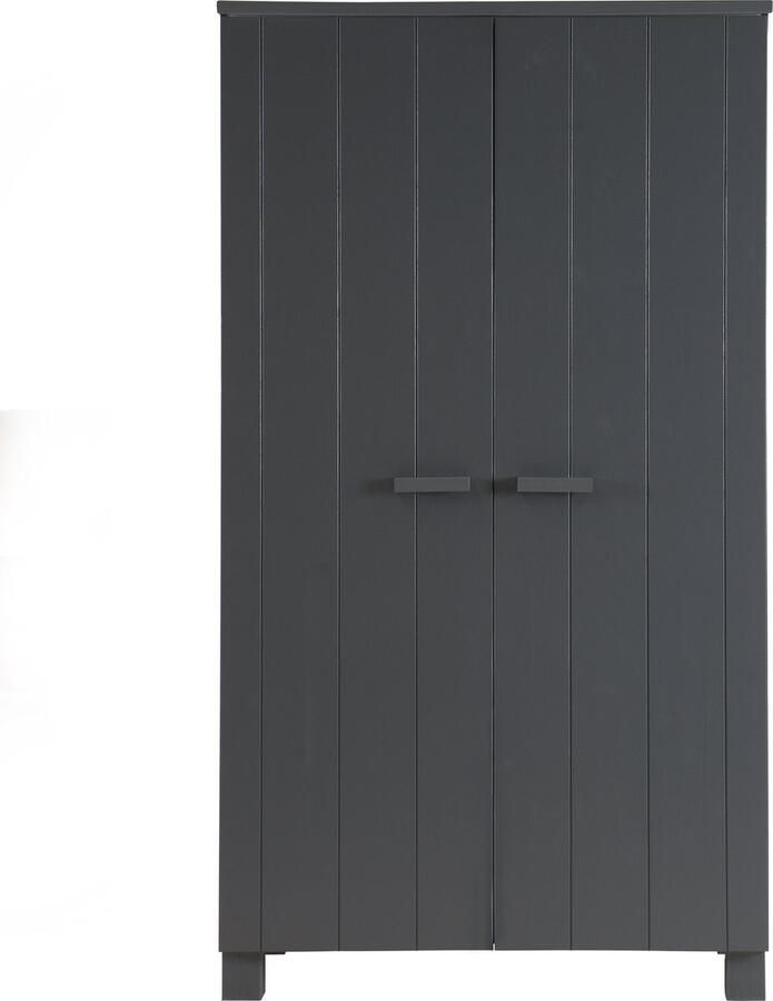 WOOOD Kledingkast Dennis met kledingstang veel opbergruimte b 111 cm x h 202 cm - Foto 3