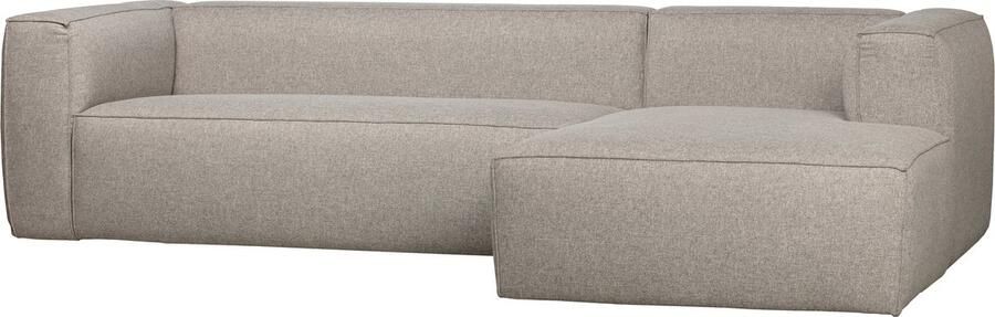 WOOOD Exclusive Bean Hoekbank Incl. Kussens Rechts Lichtgrijs 73x305x96 - Foto 2