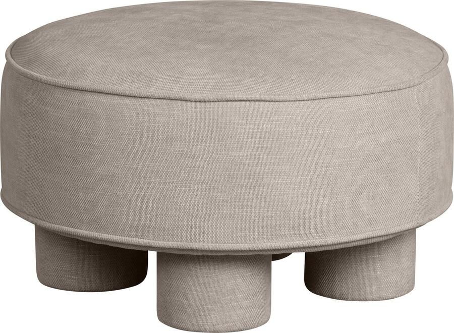 WOOOD Exclusive Bodi Poef Polyester Naturel 37x60x60 - Foto 2