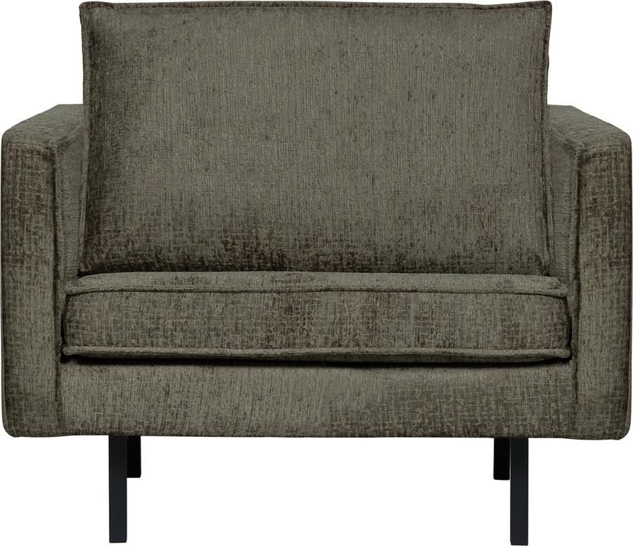 WOOOD Fauteuil Rodeo Structure Velvet Frost 85x105x86