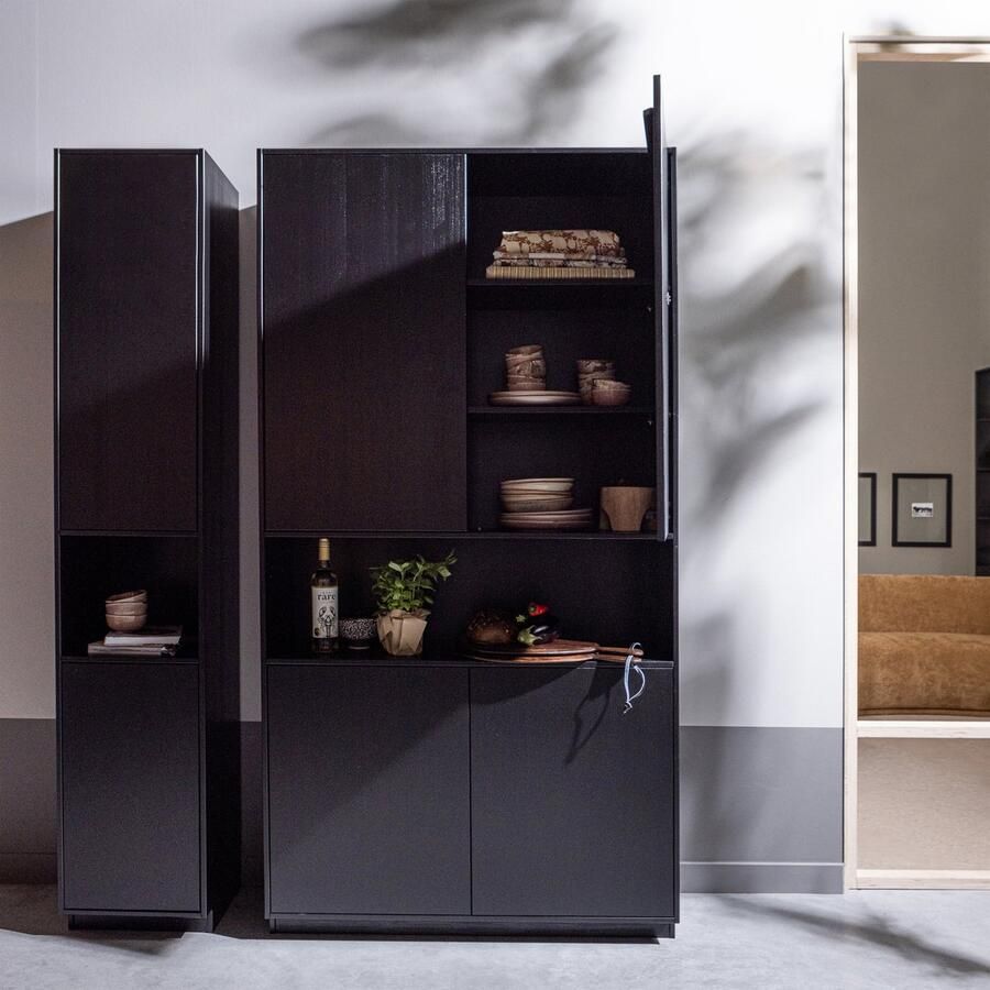 WOOOD Buffetkast Finca met push-to-open systeem hoogte 210 cm x breedte 110 cm - Foto 3