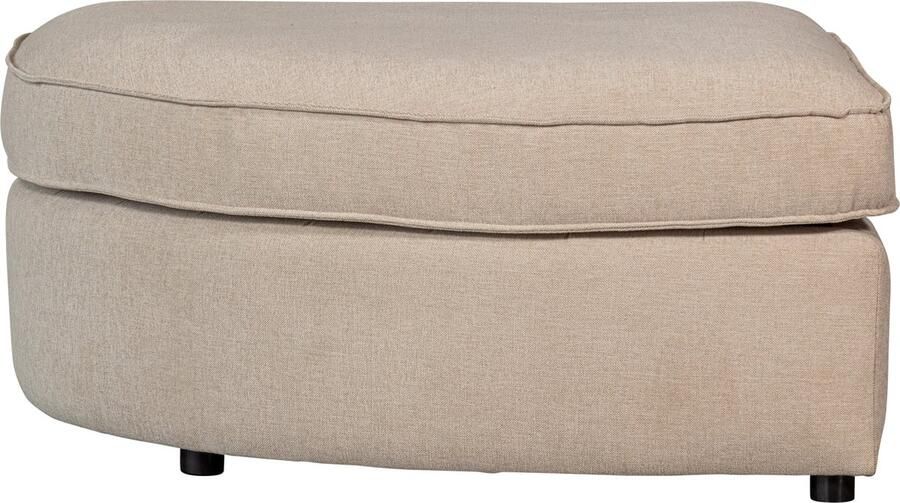 WOOOD Hocker Freek Polyester Warm Beige 49x94x94