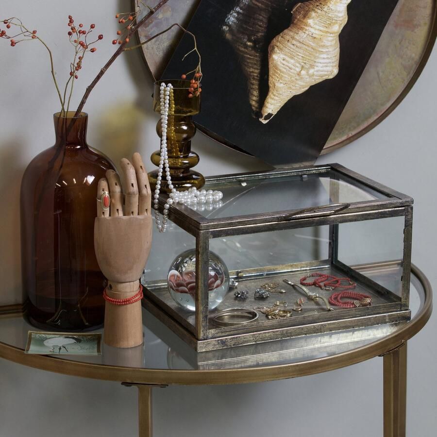 BePureHome Goddess Sidetable Metaal Antique Brass 75x37x75 cm - Foto 2