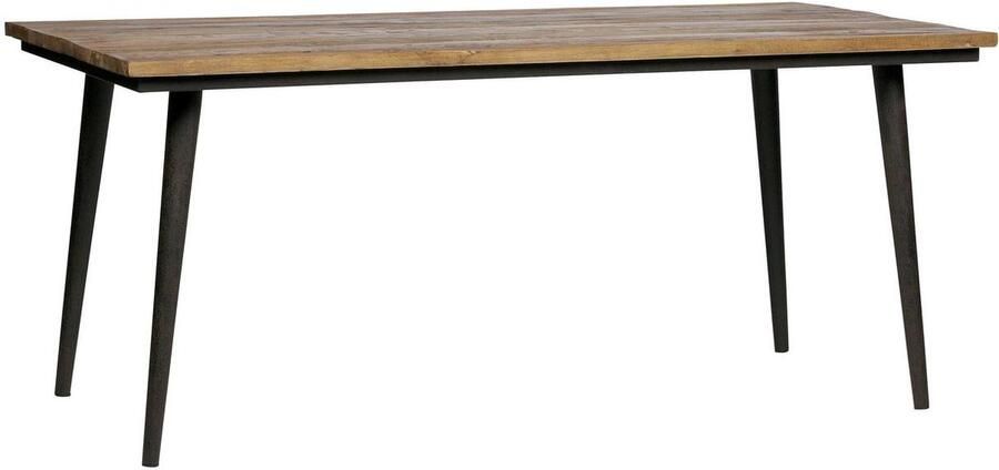 BePureHome Guild Tafel Hout Metaal Naturel Zwart 77x220x90 - Foto 4