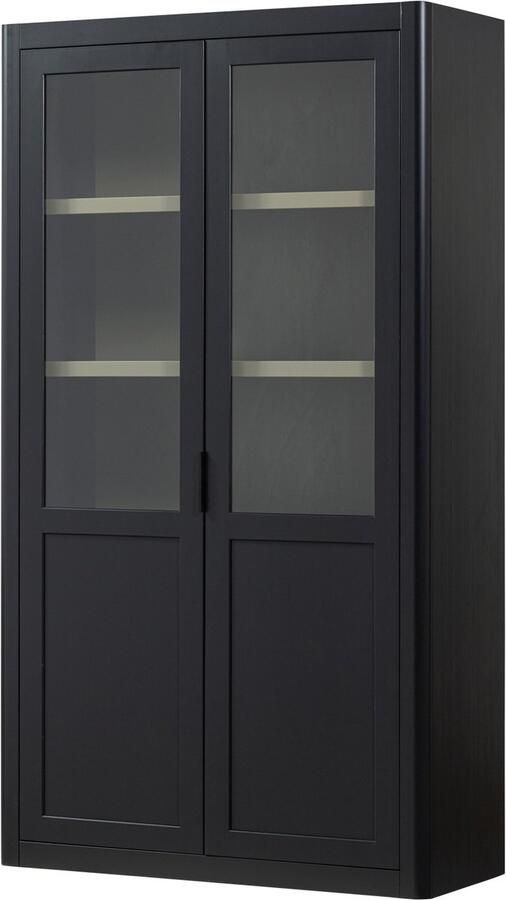 WOOOD Buffetkast Gunnar Grenenhout 217 x 120cm Mat Zwart - Foto 3