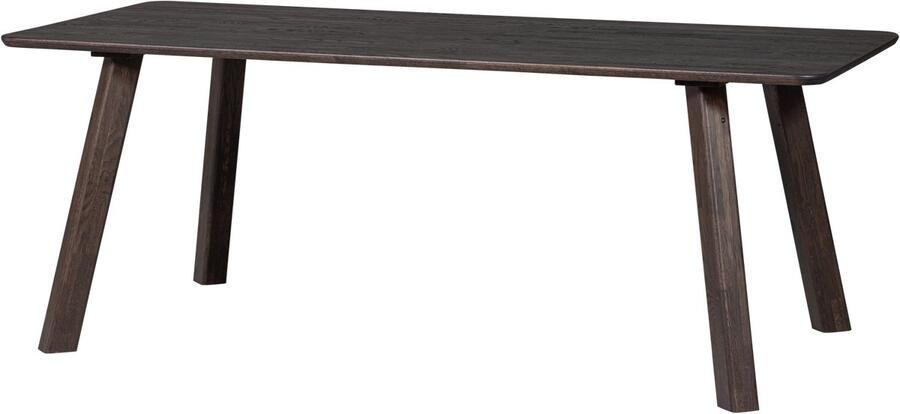 WOOOD 4-standen poot Haarlem Eiken (fsc) Mystic Bruin Set van 2