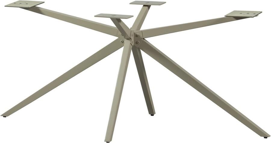 WOOOD Holland Kruispoot Xl Metaal Dakargrau 72x170x80 - Foto 2