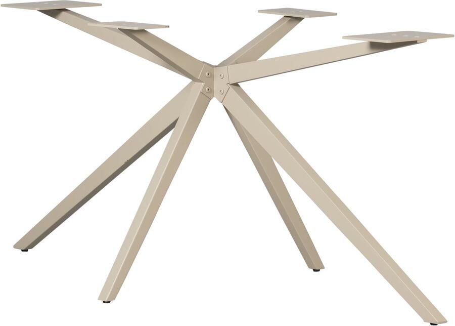 WOOOD Holland Kruispoot Xl Metaal Dakargrau 72x170x80