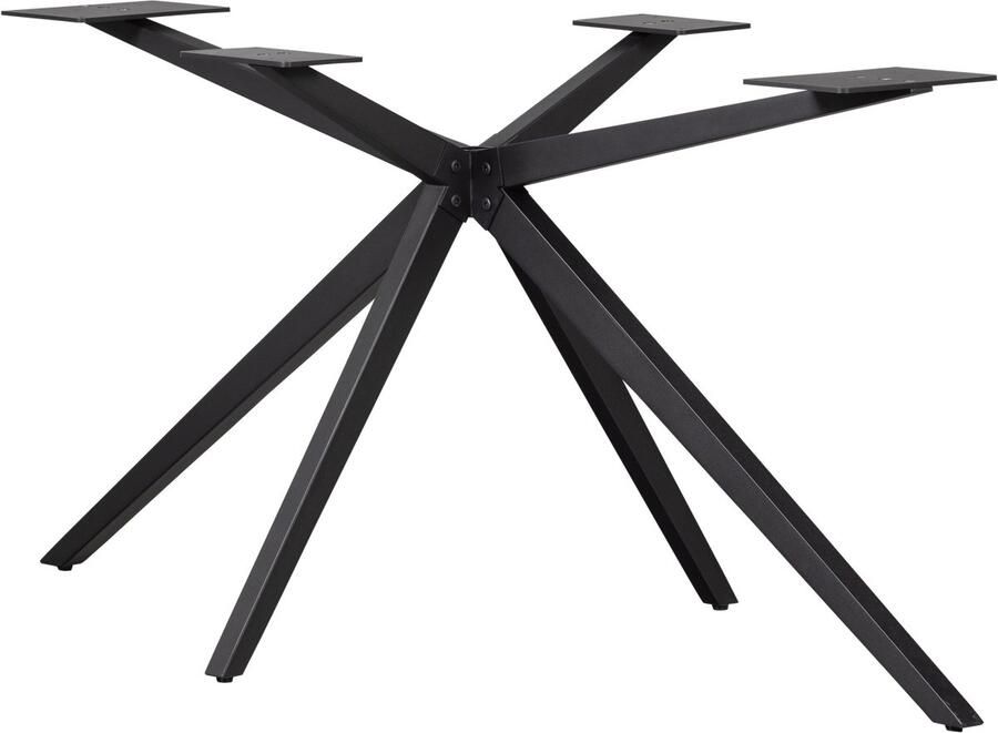 WOOOD Holland Kruispoot Xl Metaal Zwart 72x170x80