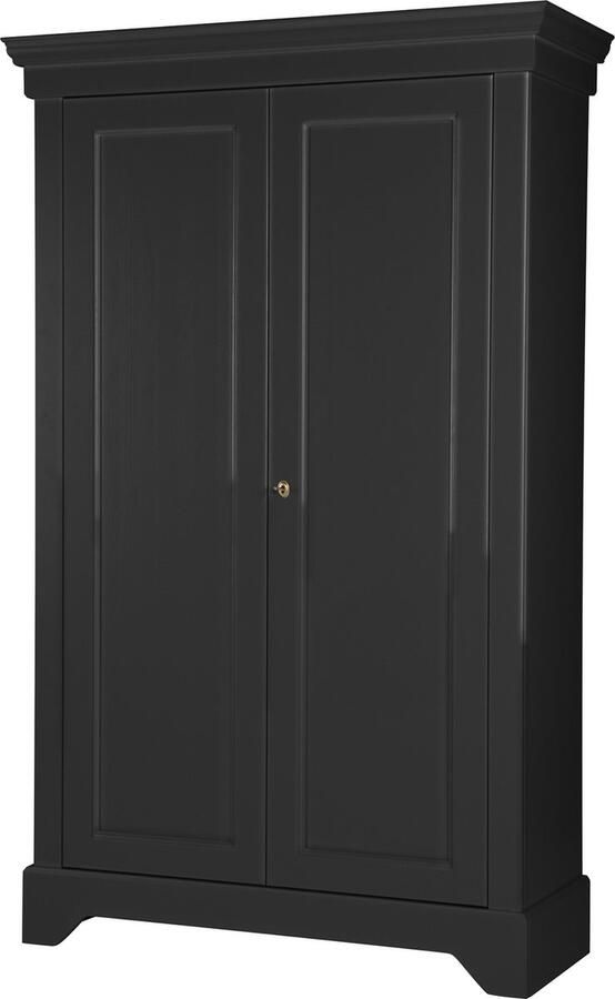 WOOOD Isabel Brocante Kast Grenen Zwart 191x118x47 - Foto 6