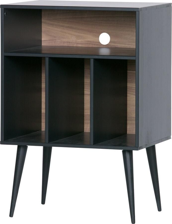 WOOOD Exclusive James Kastje Grenen Zwart Noten 83x60x44 - Foto 2