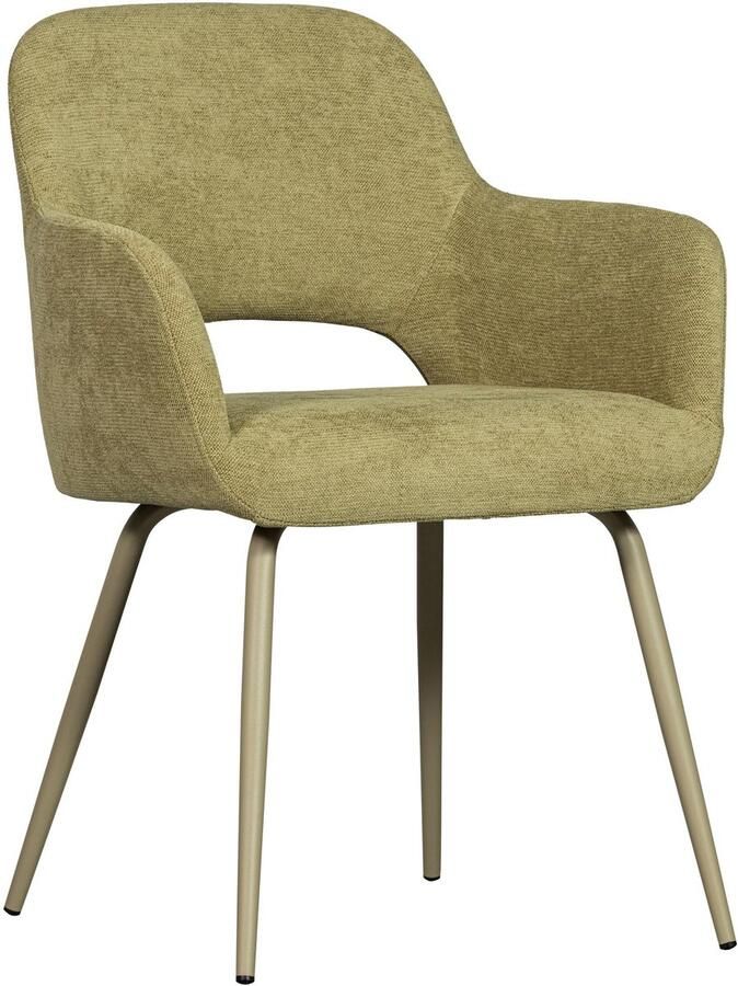 WOOOD Eetkamerstoel Jenny gepolsterd 4-poots onderstel h 80 cm x b 58 cm (set 2 stuks) - Foto 4