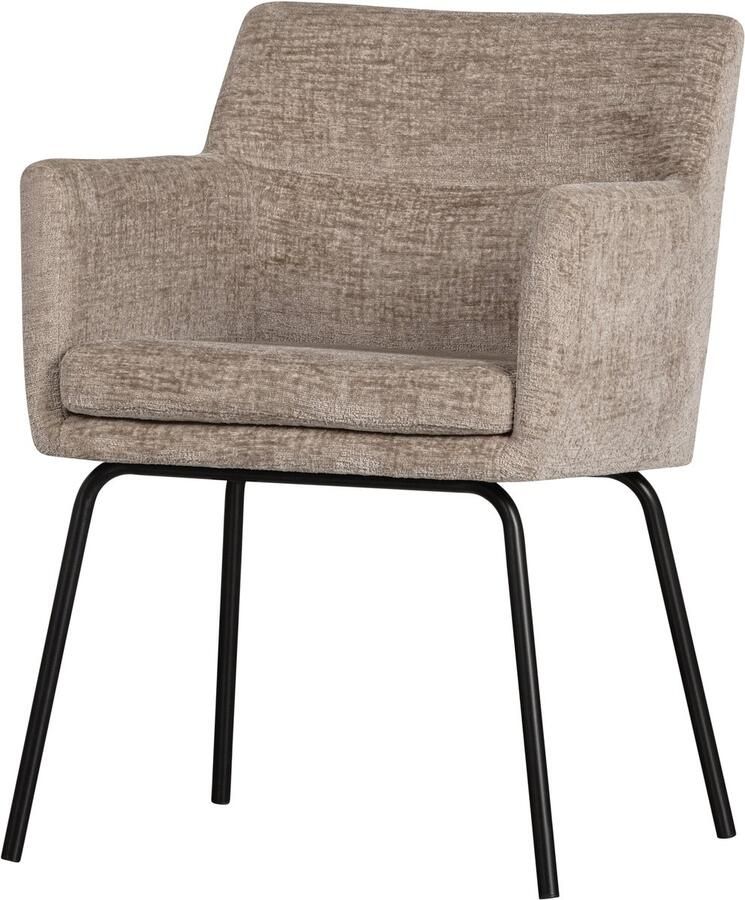 WOOOD Kam Eetkamerstoel Polyester Zand 78x59x56