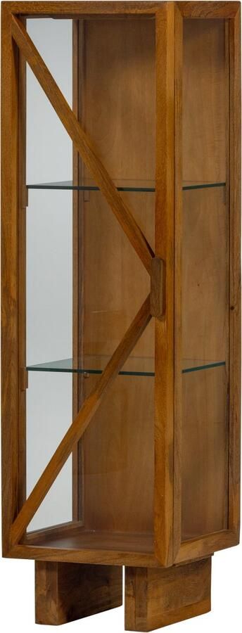 WOOOD Kella Kast 1-Deurs Mango Hout Naturel 137x40x39