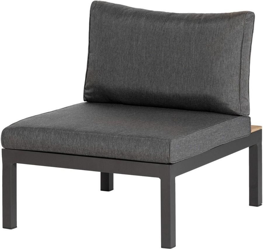 WOOOD La Vida Tussenelement Tuin Loungeset Teak Antraciet 63x80x70 - Foto 2