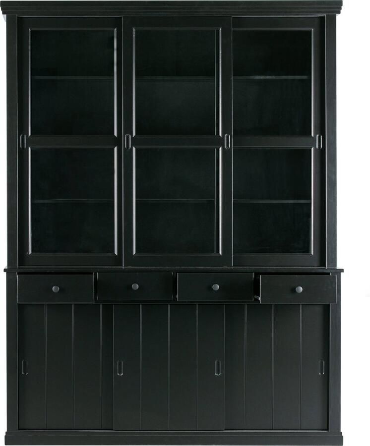 WOOOD Buffetkast Lagos veel opbergruimte met glazen deuren h 213 cm x b 163 cm - Foto 2