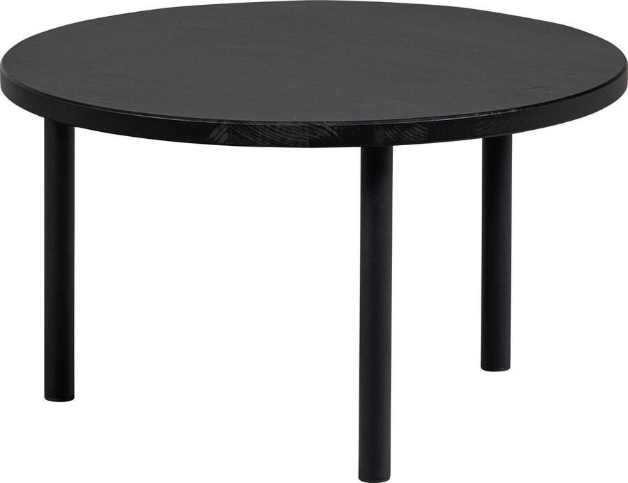 WOOOD Salontafel Laut ronde vorm slank voetframe h 35 cm x ø 60 cm