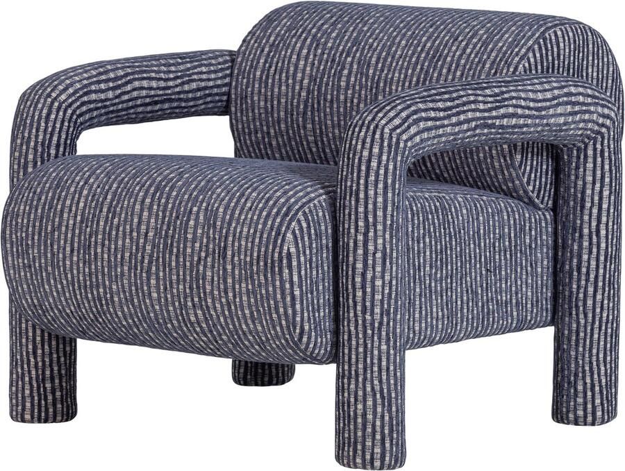 WOOOD Lenny Fauteuil Dessin Grijsblauw 65x76x82 cm - Foto 3