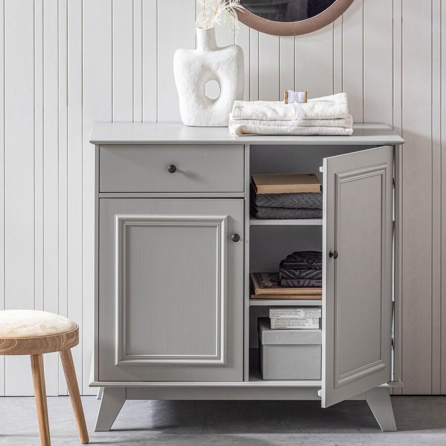 Trendhopper Lily opbergkast 1 lade + 2 deuren grenen clay [fsc] - Foto 2