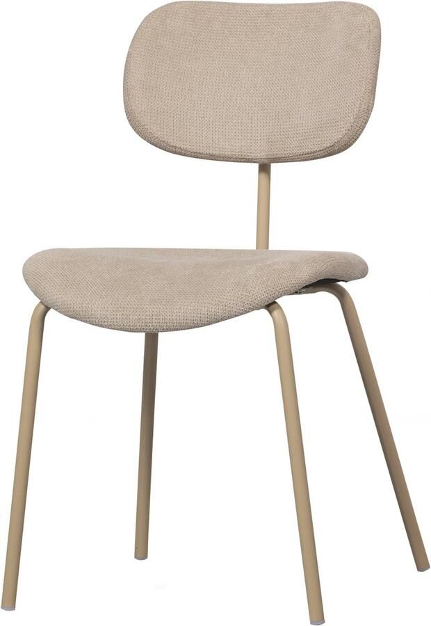 WOOOD LINK EETKAMERSTOEL ZAND SET VAN 2