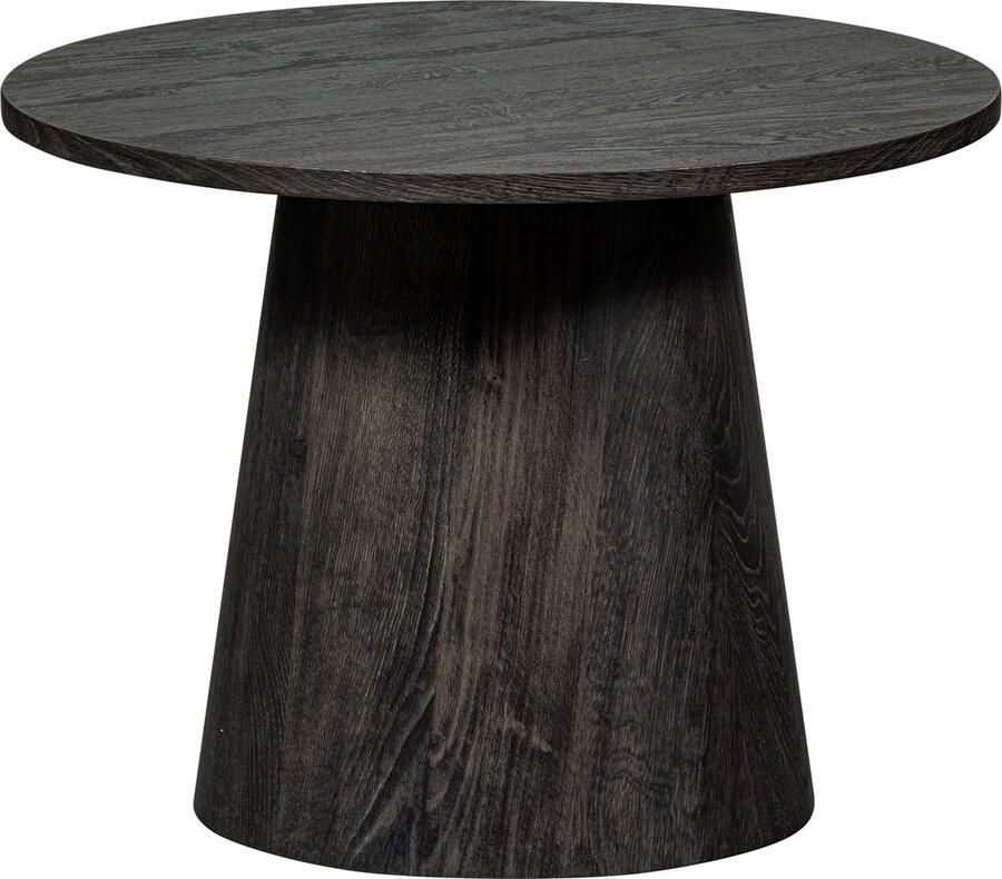 WOOOD Maan Salontafel MDF Donkerbruin 40x80x80 - Foto 3