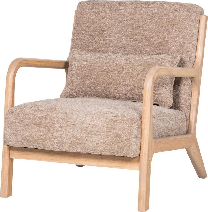 WOOOD Mark Fauteuil Chenille Zand 75x67x82 cm - Foto 2