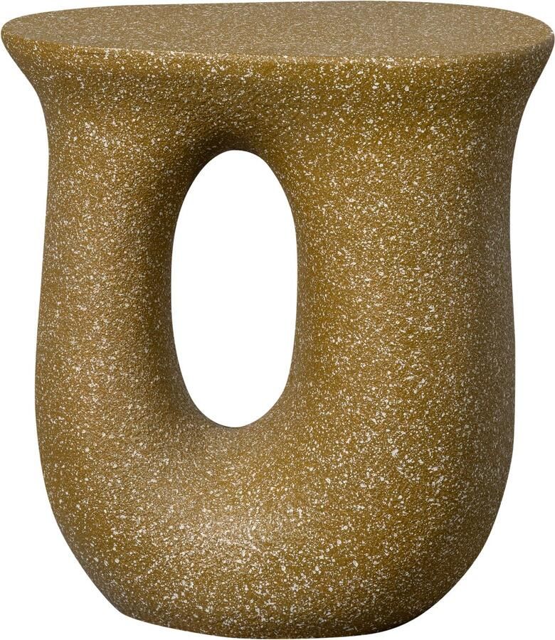 WOOOD Mason Bijzettafel Met Spikkels Magnesium Groen 45x42x33