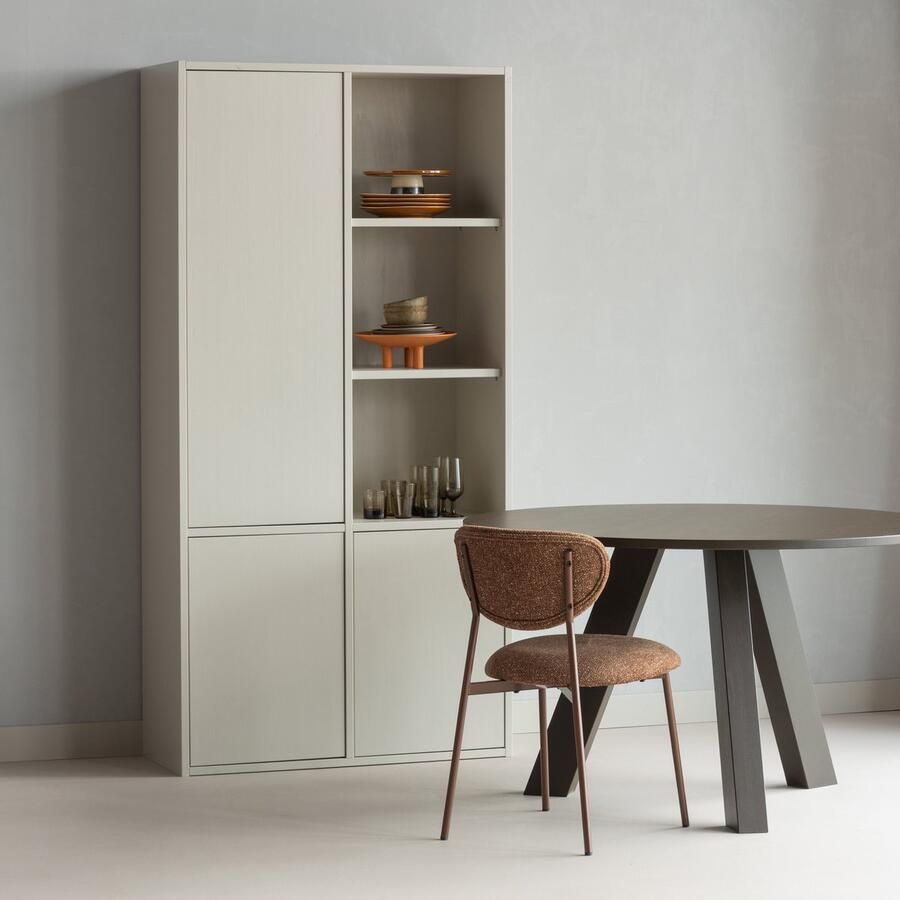 WOOOD opbergkast Merel Grenen (fsc) Dust 221x100x44 cm - Foto 4