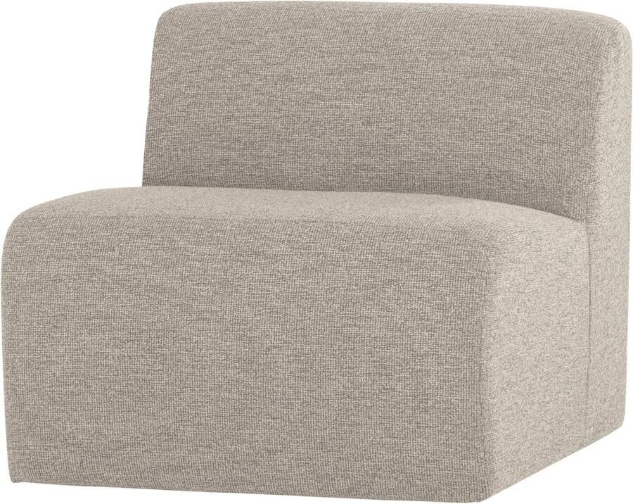 WOOOD Mojo Base 1-zits Bank Bouclé Beige Melange 74x84x97 - Foto 3