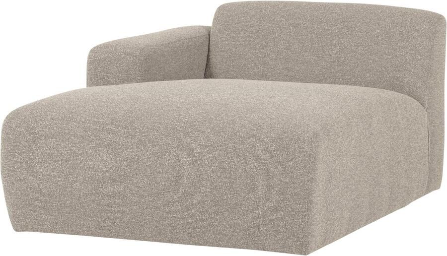 WOOOD Mojo Base Chaise Longue Bank Links Bouclé Beige 74x112x162 - Foto 3