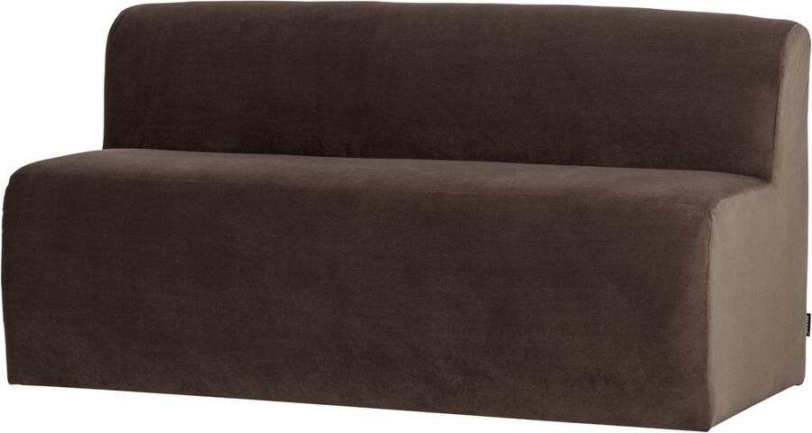 WOOOD Mojo Base Eetbank 164 cm Rugleuning Velvet Bruin 83x164x76 - Foto 3